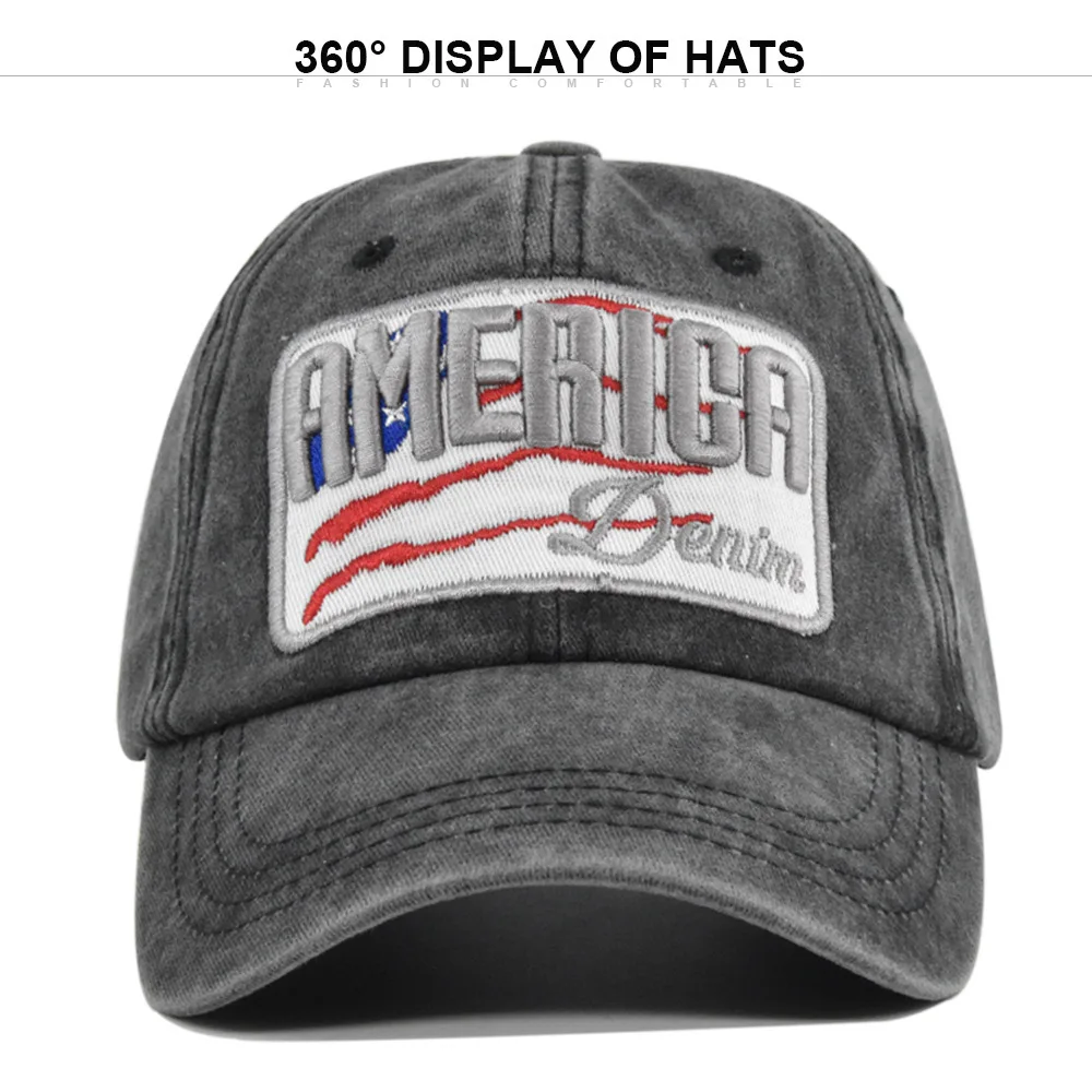 

Baseball Embroidered Duckbill Cap Unisex Washed Vintage Sun Couple Hat