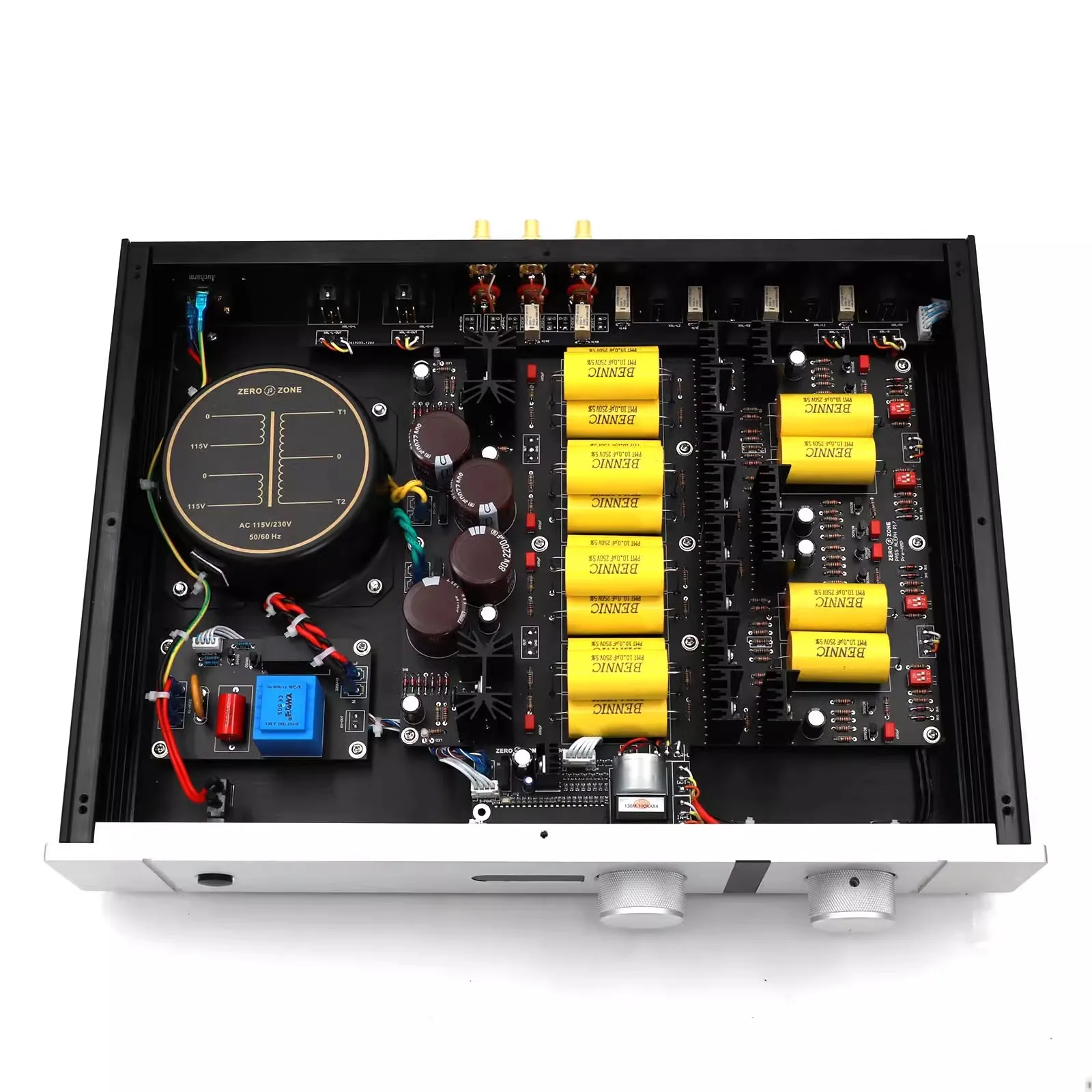 HIFI PASS P17 MOSFET Zrównoważony przedwzmacniacz klasy A oparty na obwodzie PASS 1.7 z pilotem