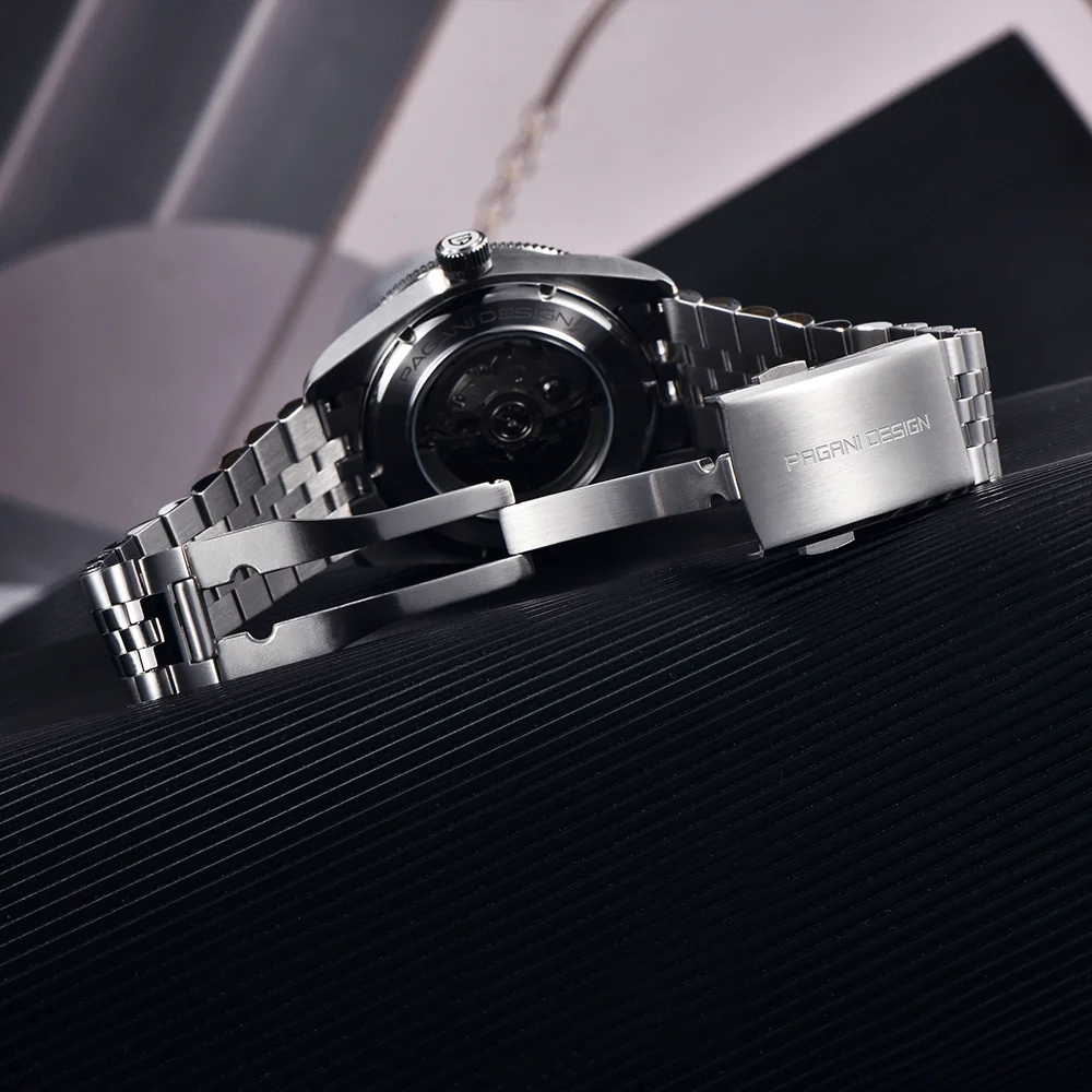 2025 تصميم باجاني أحدث ساعة رجالي BB58 سوار فاخر ساعة أوتوماتيكية للرجال NH35A ساعة ميكانيكية الياقوت 10BAR صندوق هدايا #5