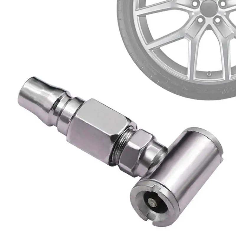 31BC Double End Air Chuck,Iron Air Chuck,Closed Brass Air Chuck for Tires Compressor Pump Accessories