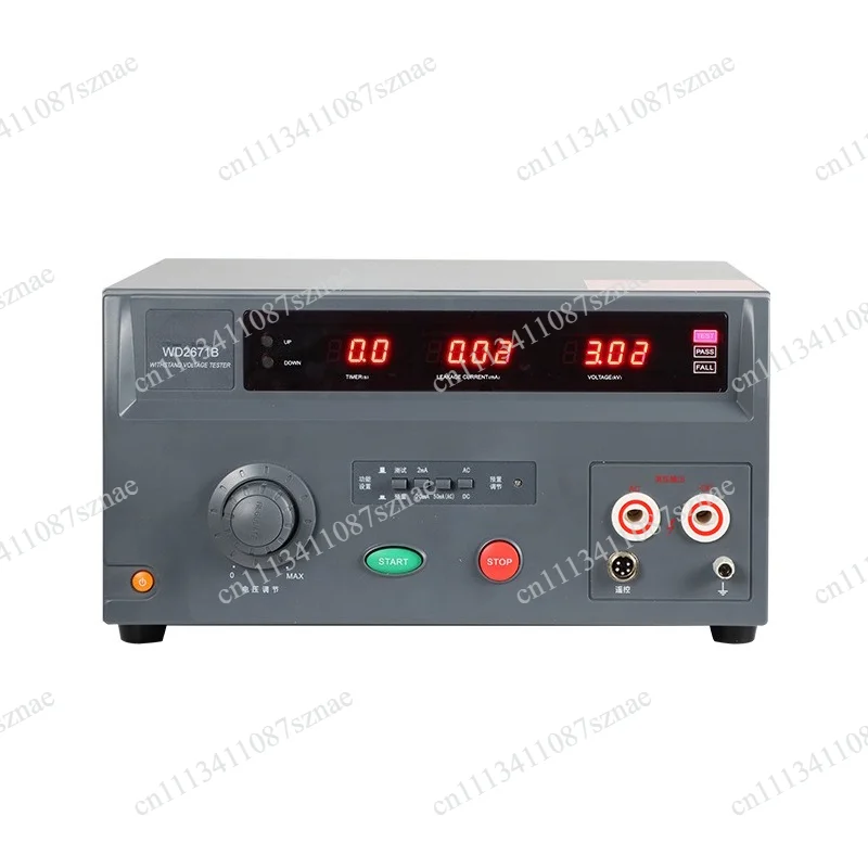 Professional 10kV AC/DC Withstand Voltage Tester WD2671A, High Voltage Hipot Tester for Electrical Safety Testing