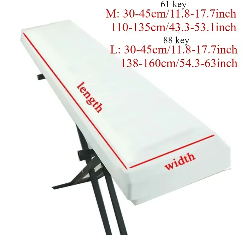 Stretch Fabric Piano Covers 2 Sizes Electronic Piano Keyboard Dust Cover Dustproof 12 Color for Digital Piano Protector 피아노 덮개 - Image 6