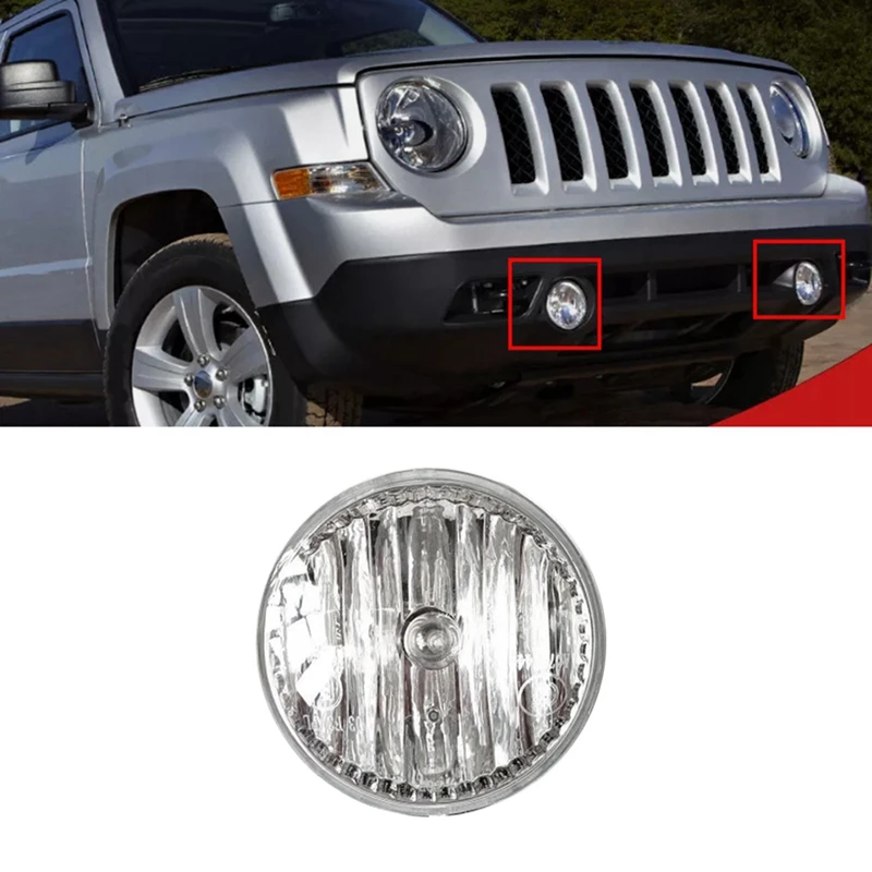 Car Front Bumper Fog Light 68081399AB CH2594104 For Jeep Patriot 2011-2017 Wrangler Car Accessories