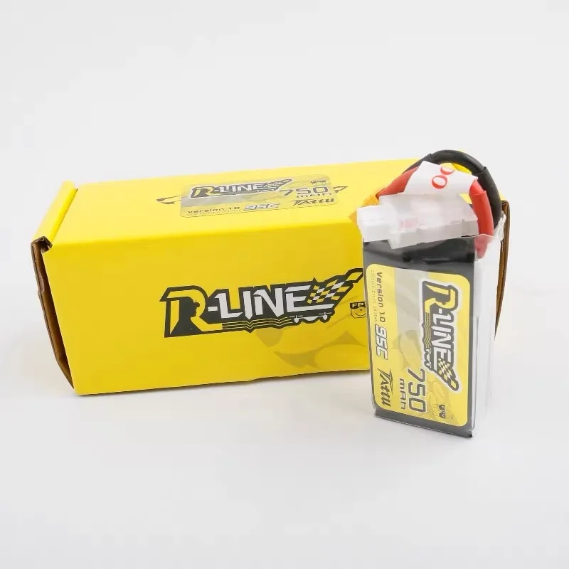 Pour TATTU Gold Brick 1.0 batterie au Lithium polymère 650 750 850mAh 95C haute tension pour Drone FPV 3S 4S 6S1P en option