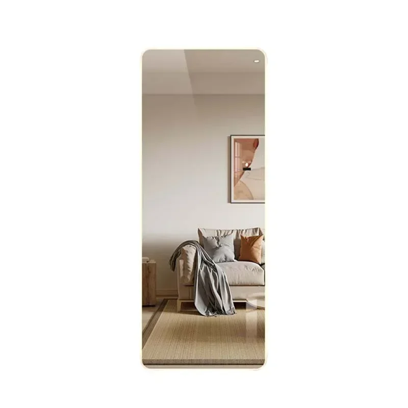 Living Room Wall Mirror Light Rectangle Art Luxury Long Mirror Full Body Bedroom Espejos Cuerpo Completo Home Decoration