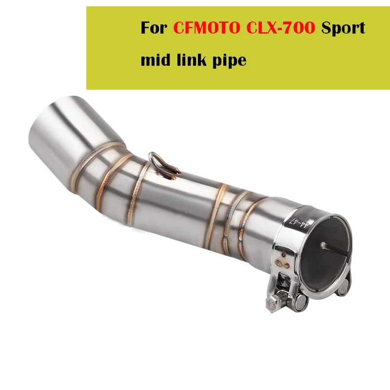 

Motorcycle Exhaust For CFMOTO CLX-700Slip On System Escape Muffler 51mm Middle Link Pipe CLX700 Sport