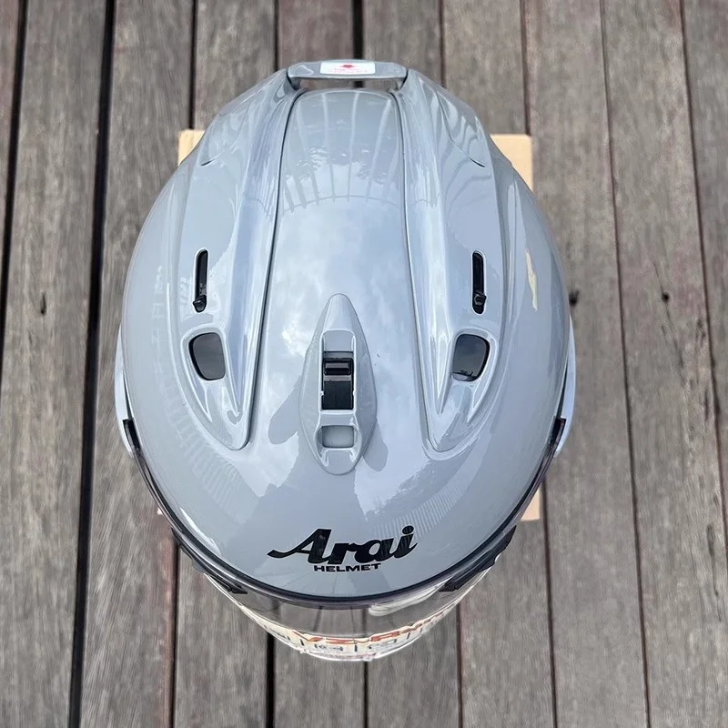 VZ-RAM High Quality ABS Classic 3/4 Open Face Helmet,For Harley Motorcycle And Cruise Motorcycle Protection Helmets,Modern Grey