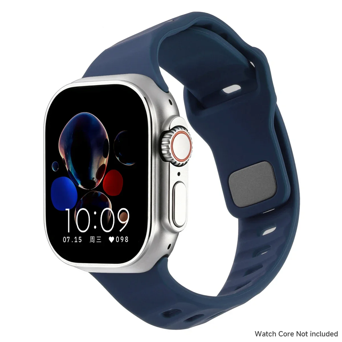 Silikon-Sportarmband für Apple Watch Ultra 3/2 49mm 42 44 38 40 41mm Zweifarbiges Verstellbares Armband für iWatch S11 10 9 8 7 6 SE3 Gürtel – Detail 21