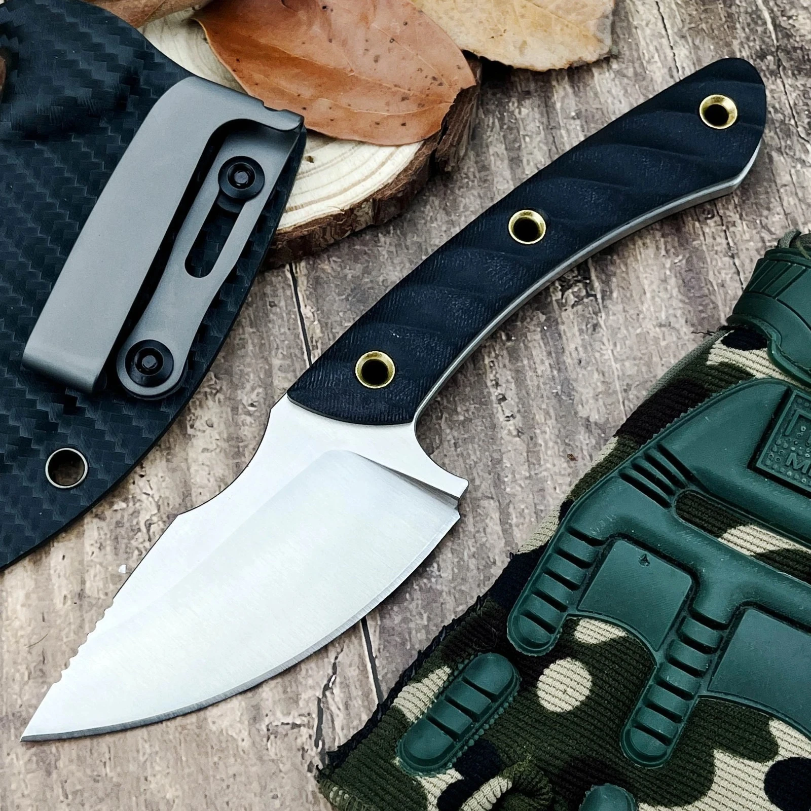 Bushcraft Knife Fixed - Açık Hava Avcılık Sabit Bıçaklı Bıçak