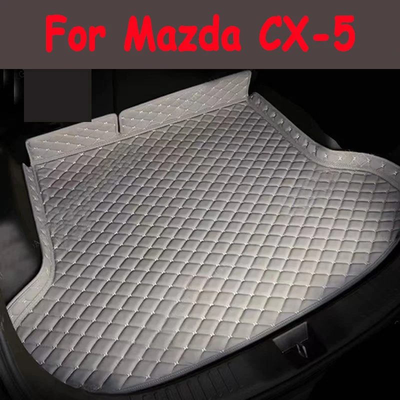 

Car Trunk Mats For Mazda CX-5 CX5 KF 2017~2023 Tray Carpet Interior Trunk Window Pads Waterproof Protective Pad Car Accessories