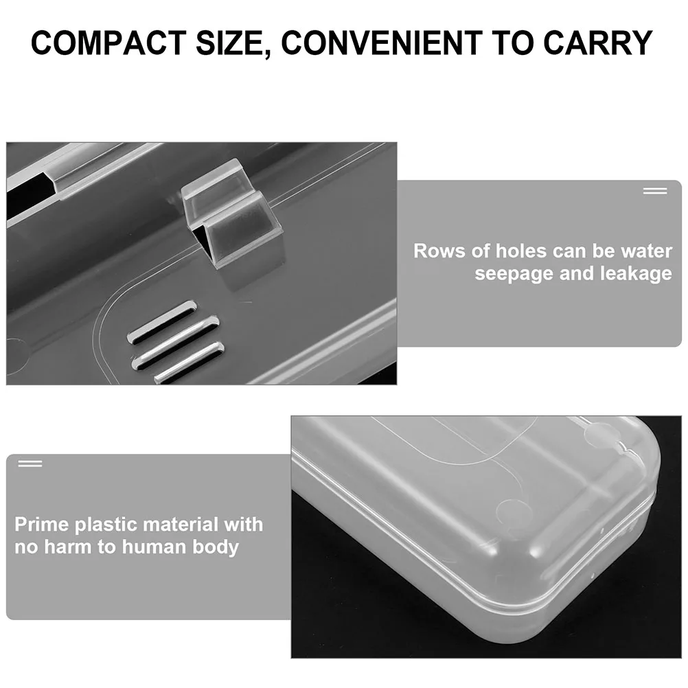 

Toothbrush Box Cutlery Case Travel Holder Portable Storage Container PP Material Protect Cover Outdoor Essentials