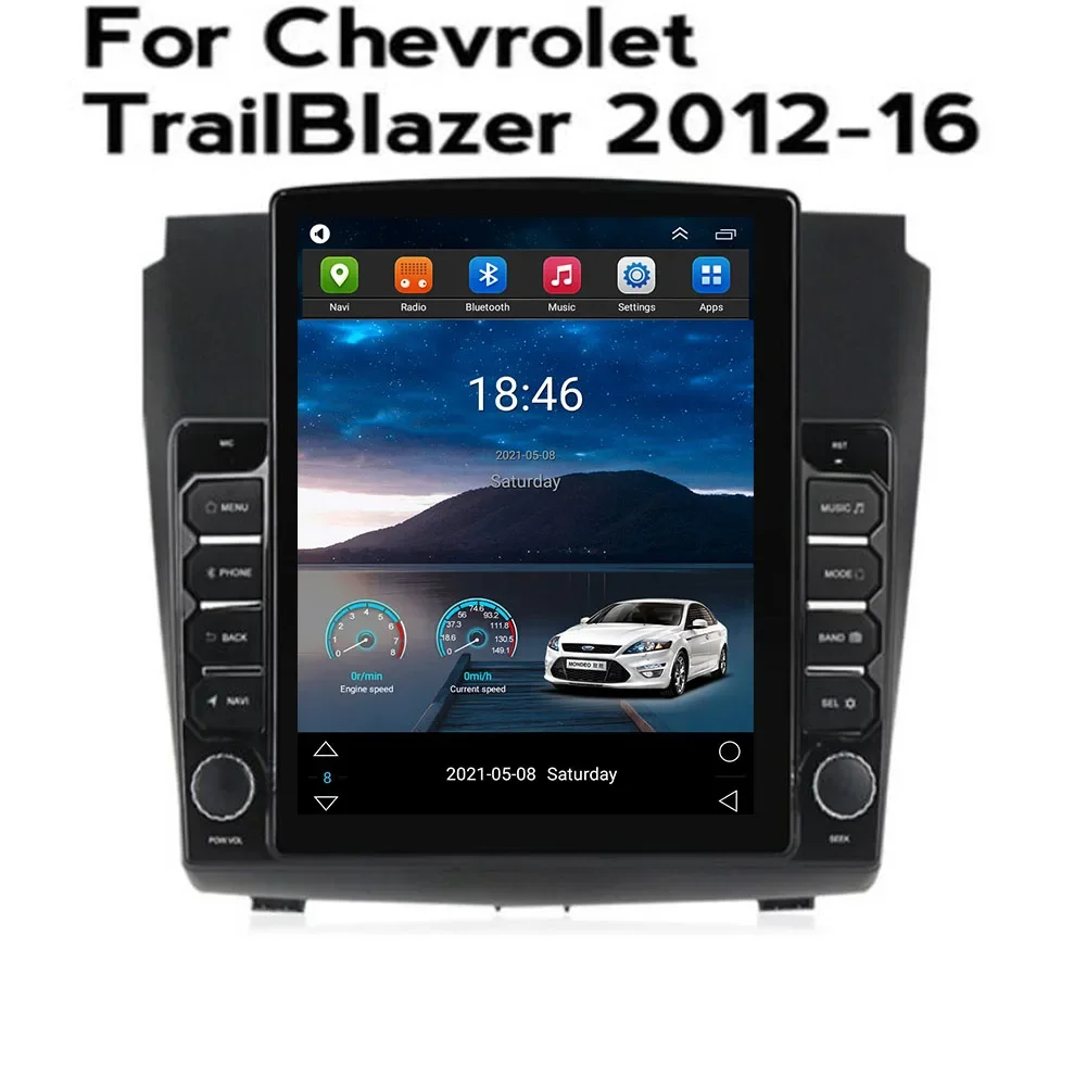 

Автомобильный радиоприемник Tesla Style 2Din Android 14, для Chevrolet TrailBlazer S10 2012-2036, мультимедийный видеоплеер, GPS, стерео Carplay DSP