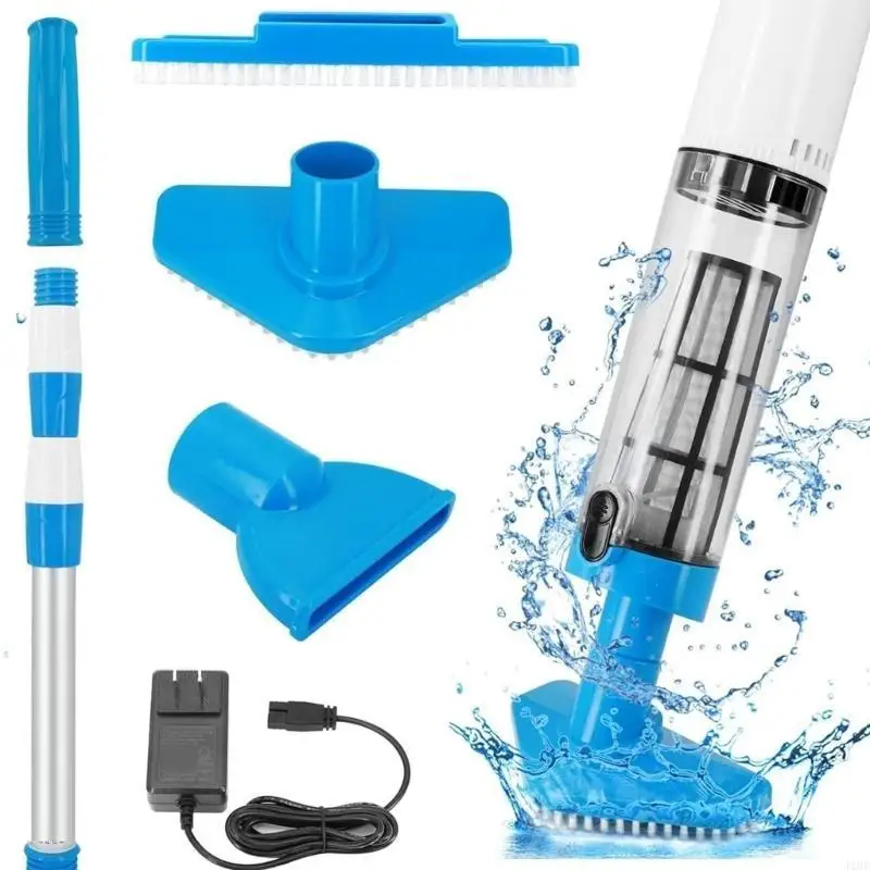 

J1HF Efficient Handheld Pool Vacuum Cleaner Rechargeable Cleaning Machine ABS Texture