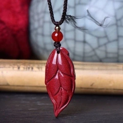 

Natural One-leaf Rich Pendant Hanging Men's and Women's Models