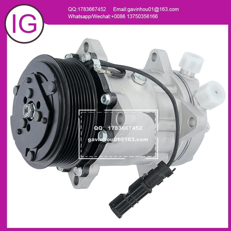 

For free shipping Auto AC A/C Compressor For Man TGA Tgs Tgx Sanden SD7H15 24V 8Pk 119MM 51779707028 81619066012 8FK351135-141