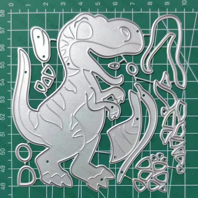 Przystojny dinozaur metalowe matryce do cięcia dla Album na zdjęcia DIY do scrapbookingu rzemiosła Decorat papierowy szablon rękodzieło karta