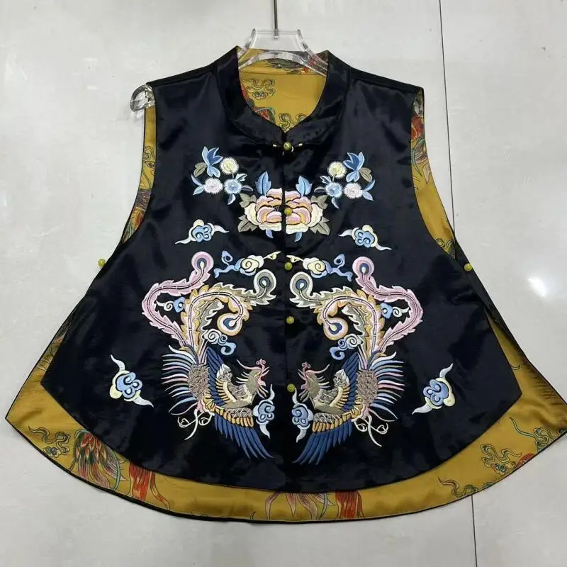 2026-new-embroider-phoenix-vest-sleeveless-qipao-top-women-elegant-tang-clothes-tank-jacket-satin-hanfu-vintage-coat-shirt