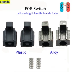 1 Paar für Schalter links und rechts Griffe Joycon Kunststoff legierung Metall Gleit schiene Schloss halterung Feder ersetzen und reparieren