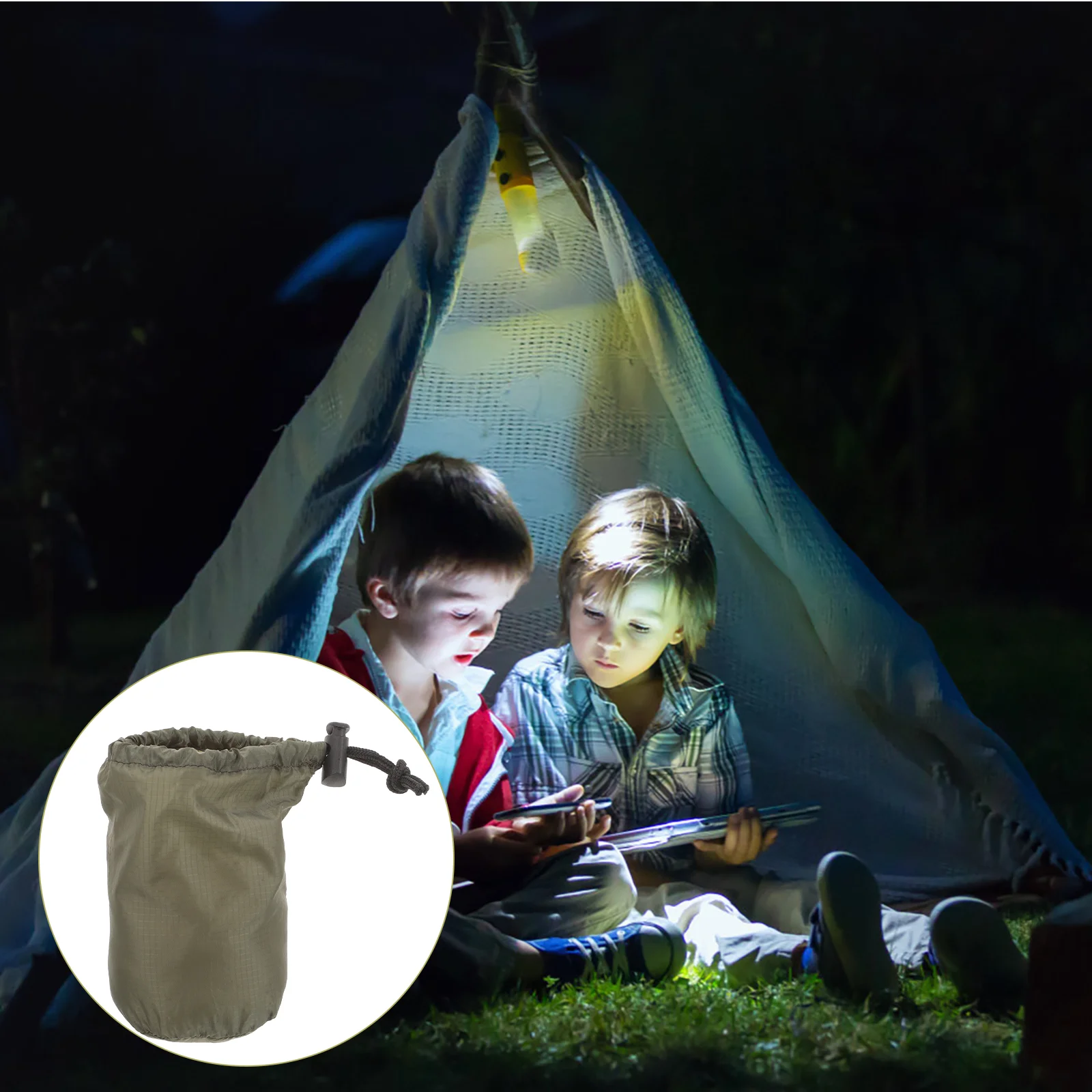 Drawstring Sack Nylon Compression Stuff Sacks Camping Clothes Bag Sleeping Bag Organizer Backpacking Camping Travelling Hiking