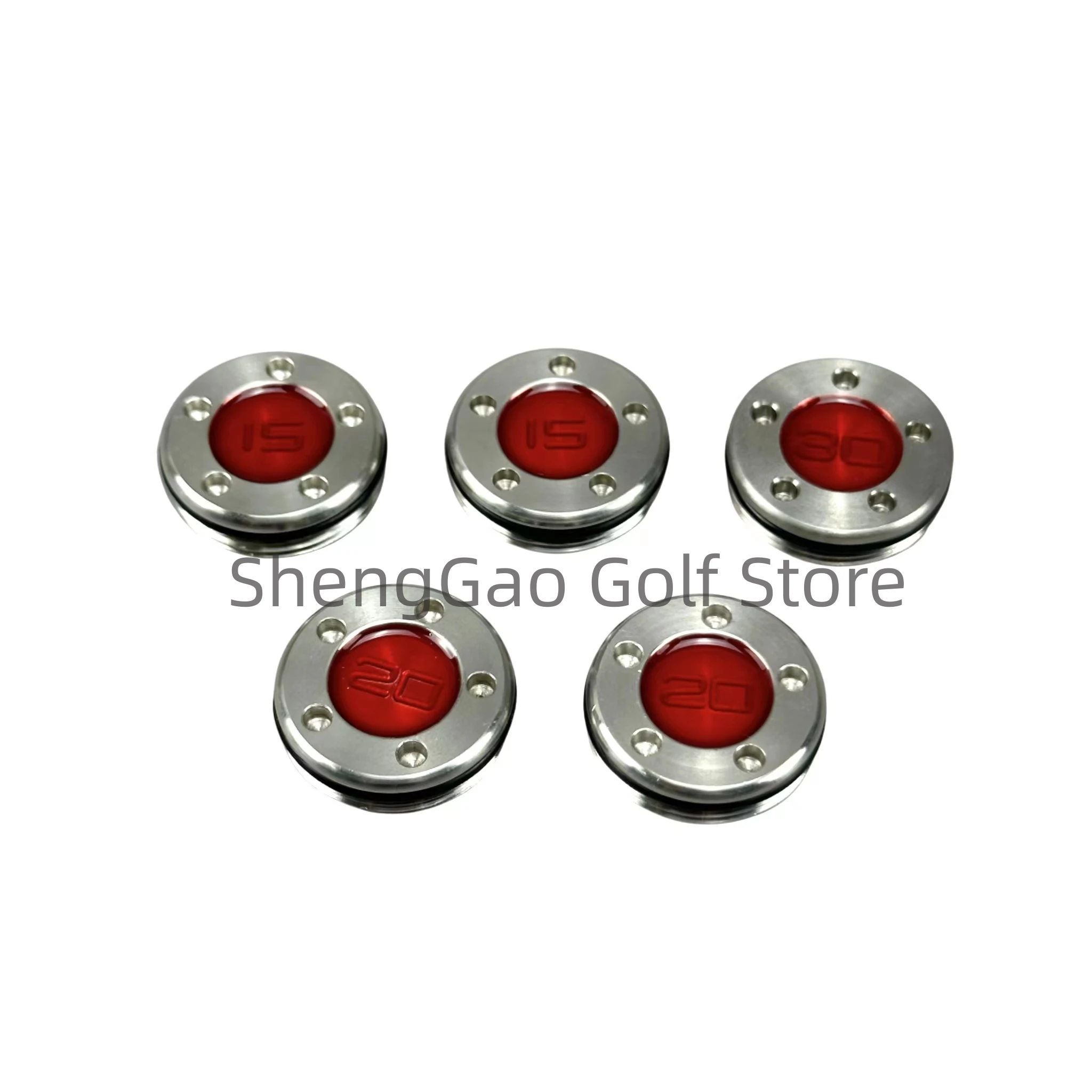 Golf Weight Custom Red Putter Screws Weights Compatible with Titleist Scotty Cameron 5g/10g/15g/20g/25g/30g/35g/40g/45g