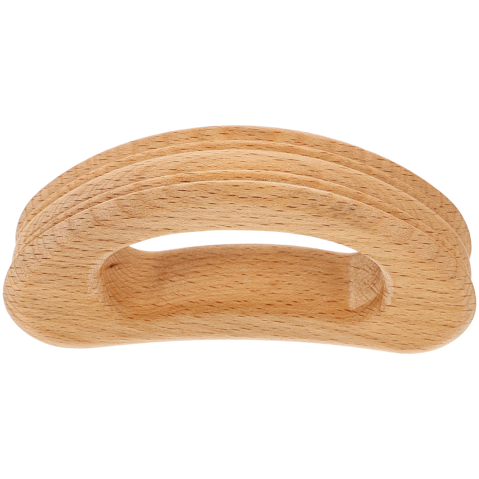 Deep Groove Wood Massager Handheld Neck Shoulder Back Massage Tool for Muscle Fatigue Relief Portable Wooden Massaging Tool