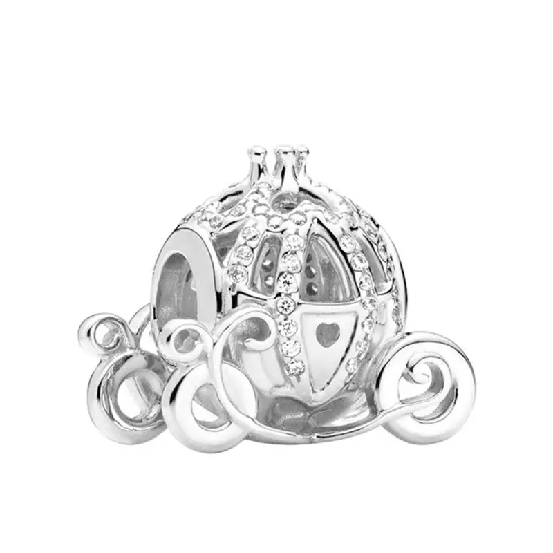 Coroa Pingente Adequado para Original Pandora Charme, Pulseira e Colar de Acessórios, Mulheres DIY Fazer Jóias, presentes quentes e bonitos, 1PC