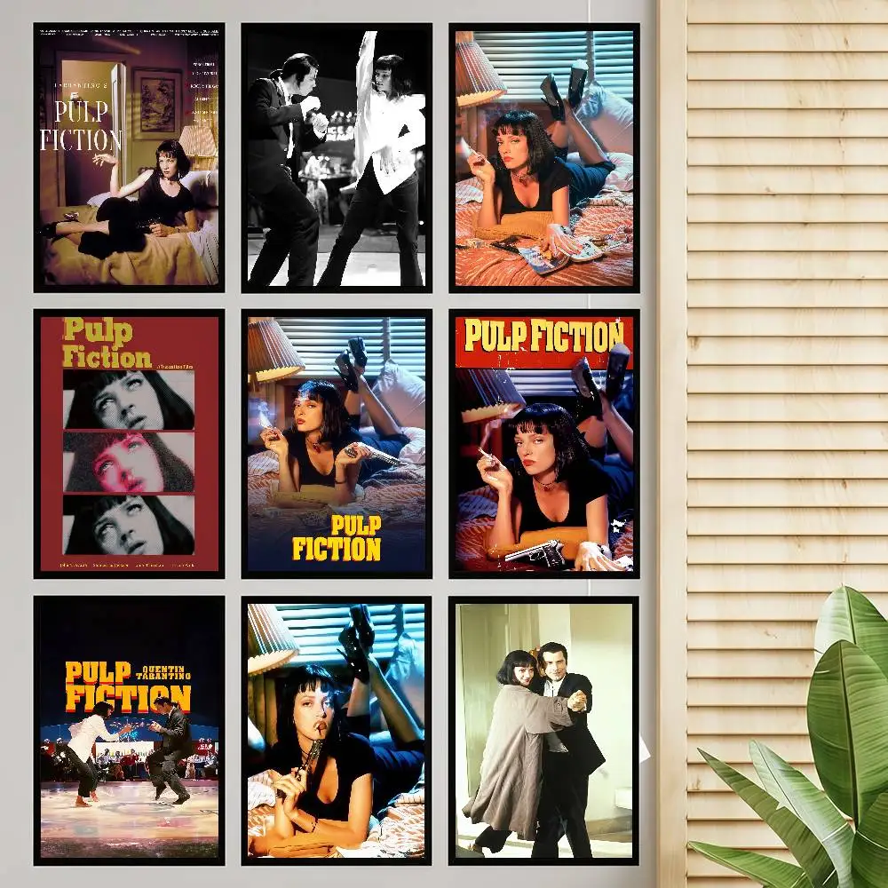 pulp-fiction-filme-classico-quentin-tarantino-diy-poster-pegajoso-vintage-sala-bar-cafe-decoracao-de-casa