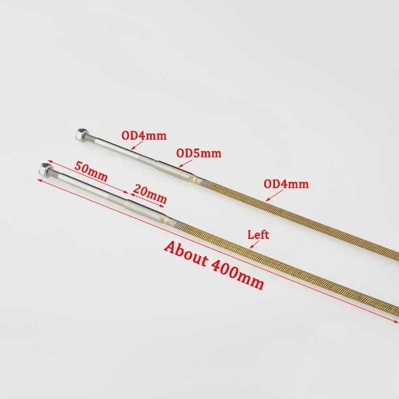 Kit de eje de barco RC, eje Flexible de 4mm, tubo de latón, tubo de plástico, junta de perro, tuerca de apoyo o eje Flexible de 4mm para barco RC