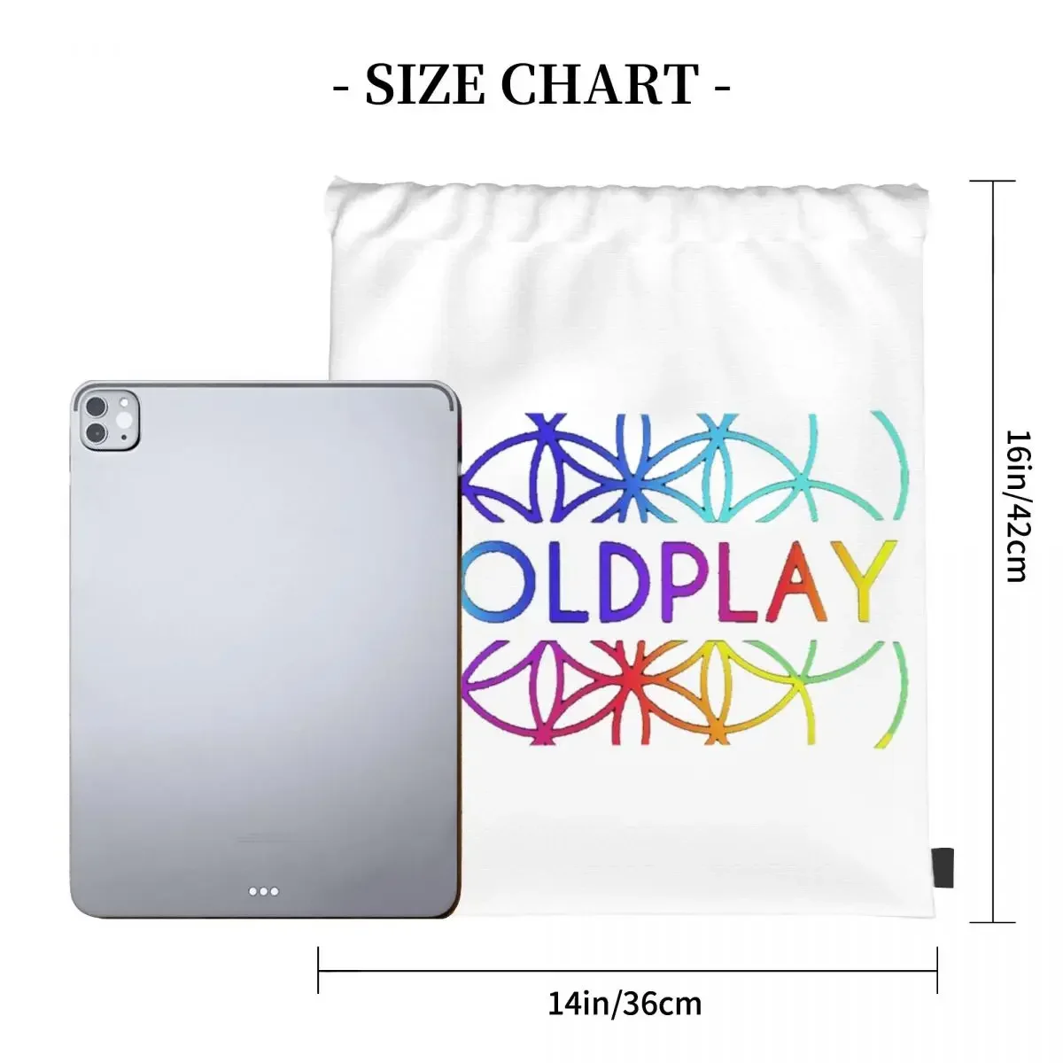 Cold Play Music Backpacks Multi-function Drawstring Bags Drawstring Bundle Pocket Sports Bag Book Bags For Man Woman Students