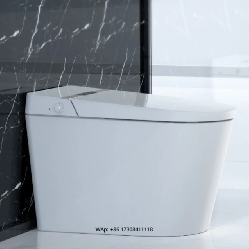 

Интеллектуальный настенный унитаз современного дизайна со скрытым баком, автоматический подвесной туалет
