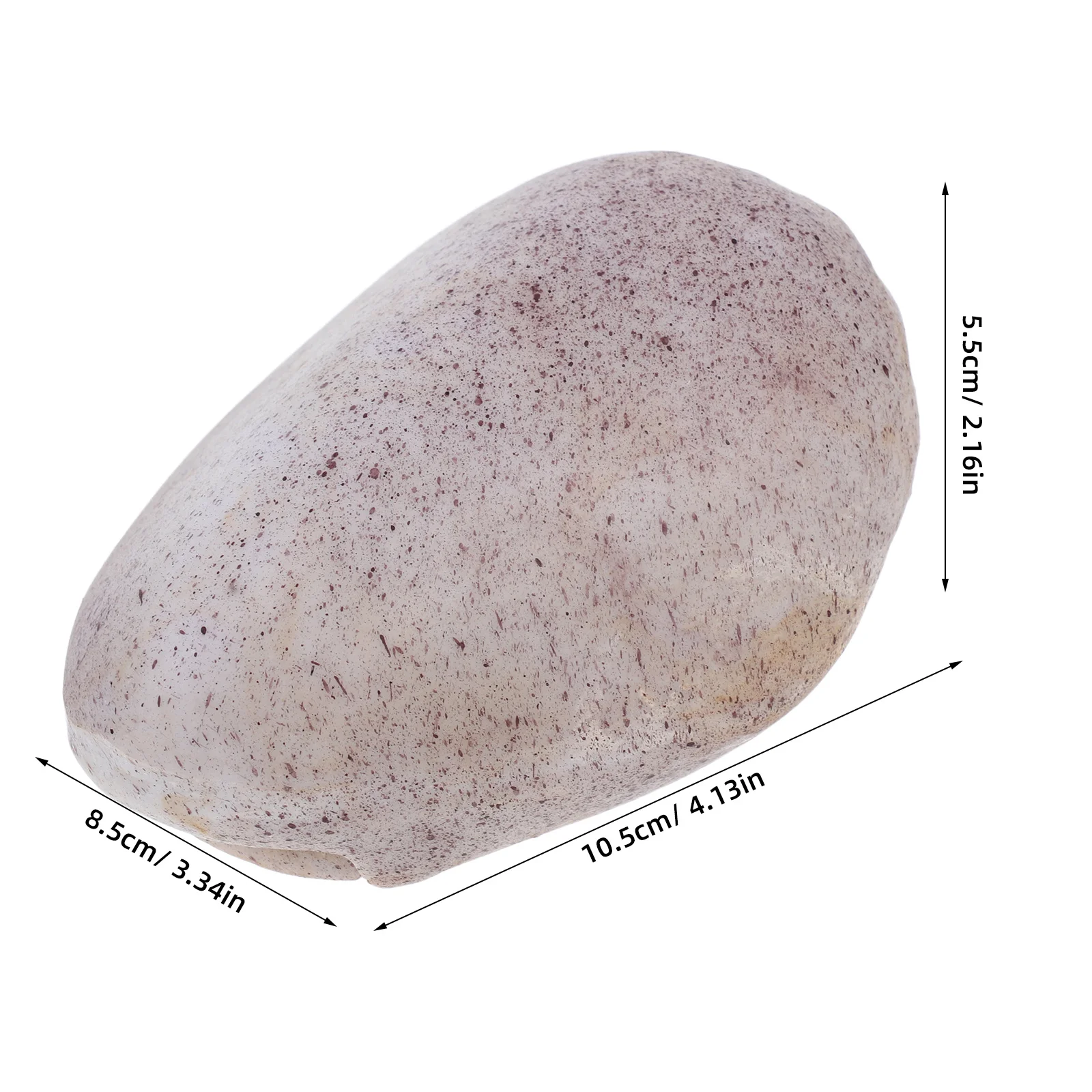 صندوق مفاتيح مخفي مصنوع بدقة من حجر الراتنج للاستخدام الداخلي والخارجي لحديقة ديكور المنزل والصخور المزيفة #6