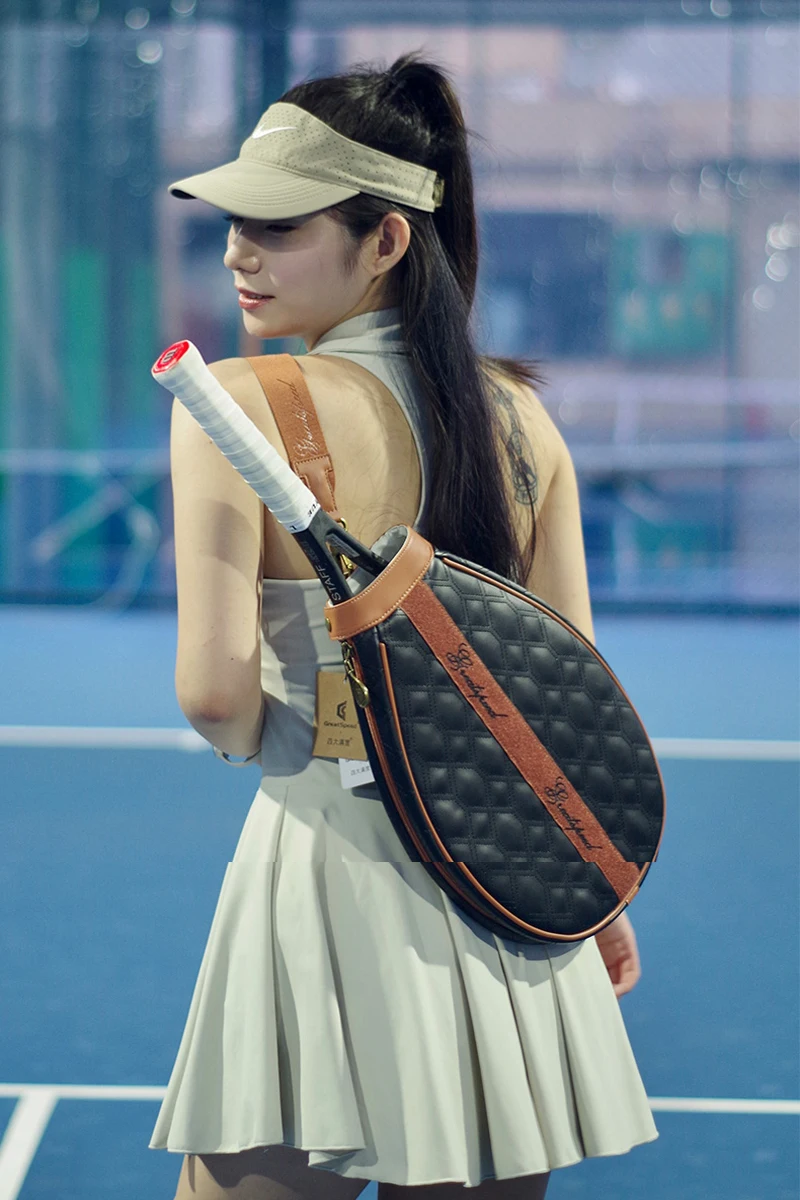 Professional PU Tennis Racquet Bag Adults Teenagers Portable Tennis Squash Court Shoulder Bags Women Fashion Tennis Sports Bags
