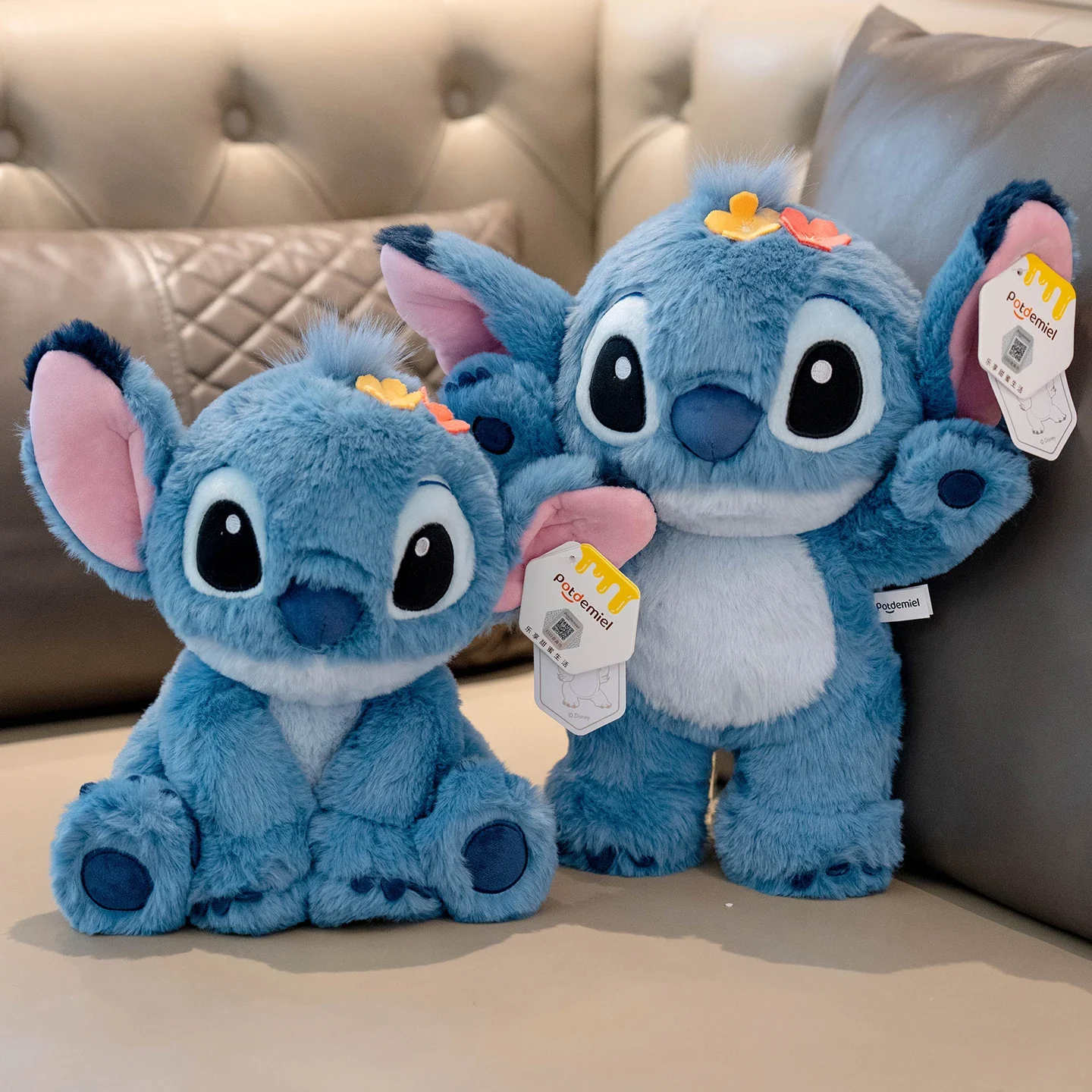 Original Stitch Plushies Cartoon Soft Stitch Entzückendes gefülltes Lilo & Stitch Plüschtier Huggable Doll Süße Geburtstagsgeschenke Mädchen