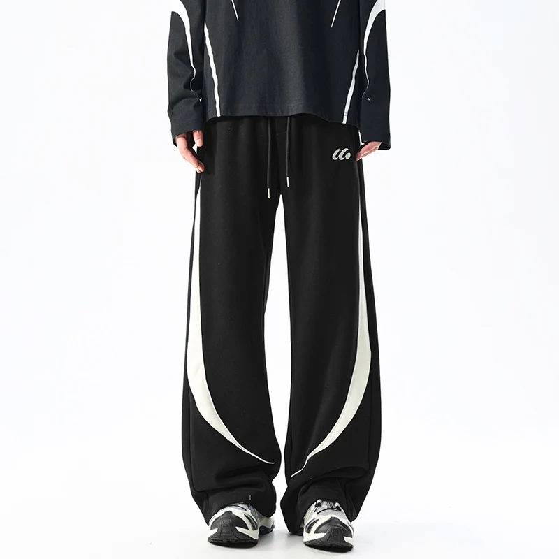 

Мужские повседневные брюки American Sle, новые весенние свободные прямые брюки, осенние широкие брюки-карго в стиле парашютиста