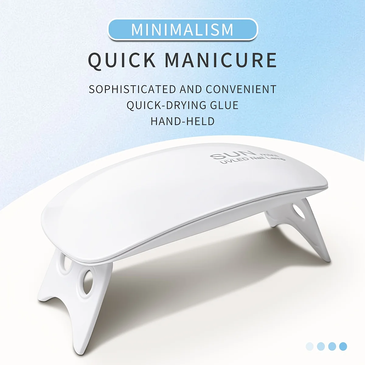 1 Pc 6 Lampe Perlen Weiß Mini Maus Nagel Lampe Nagel Tragbare Micro USB Netzteil Kabel Heimgebrauch Trocknen Lampe für Gel