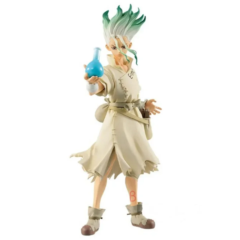 20cm Dr.stone Anime Figure Ishigami Senkuu From Stone World Kingdom Of Science Senkuu PVC Action Figure Toys Models