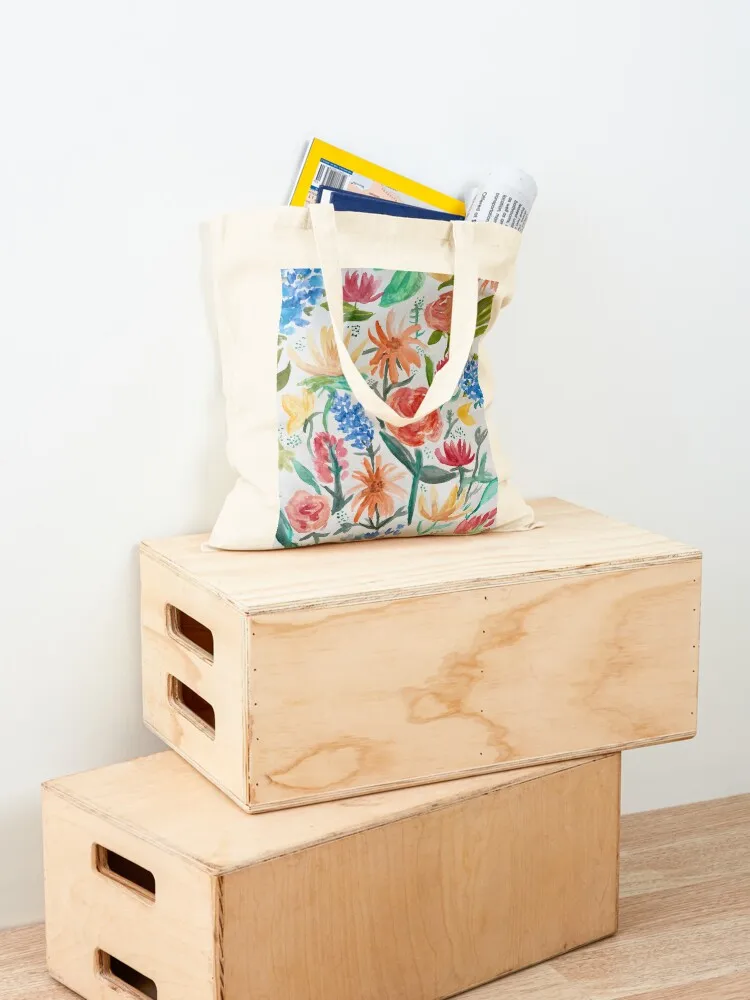 Watercolor Flowers Tote Bag tote bag Women's tote bag Women's Gift
