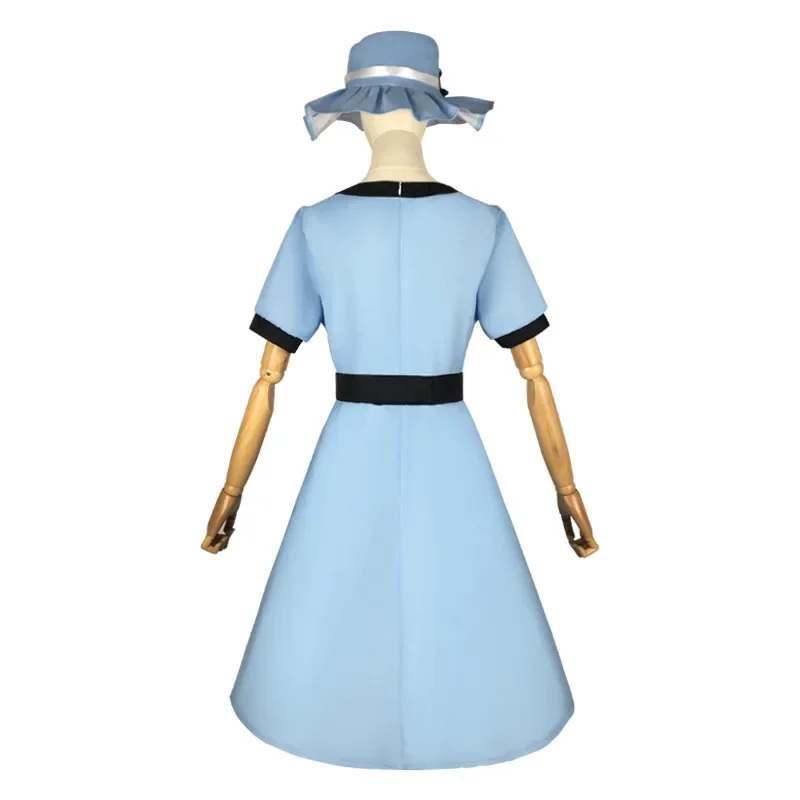 Anime Steins Gate Shiina Mayuri Cosplay Costume Hat Dress Woman Student Clothes Party Halloween cosplay costume women dress