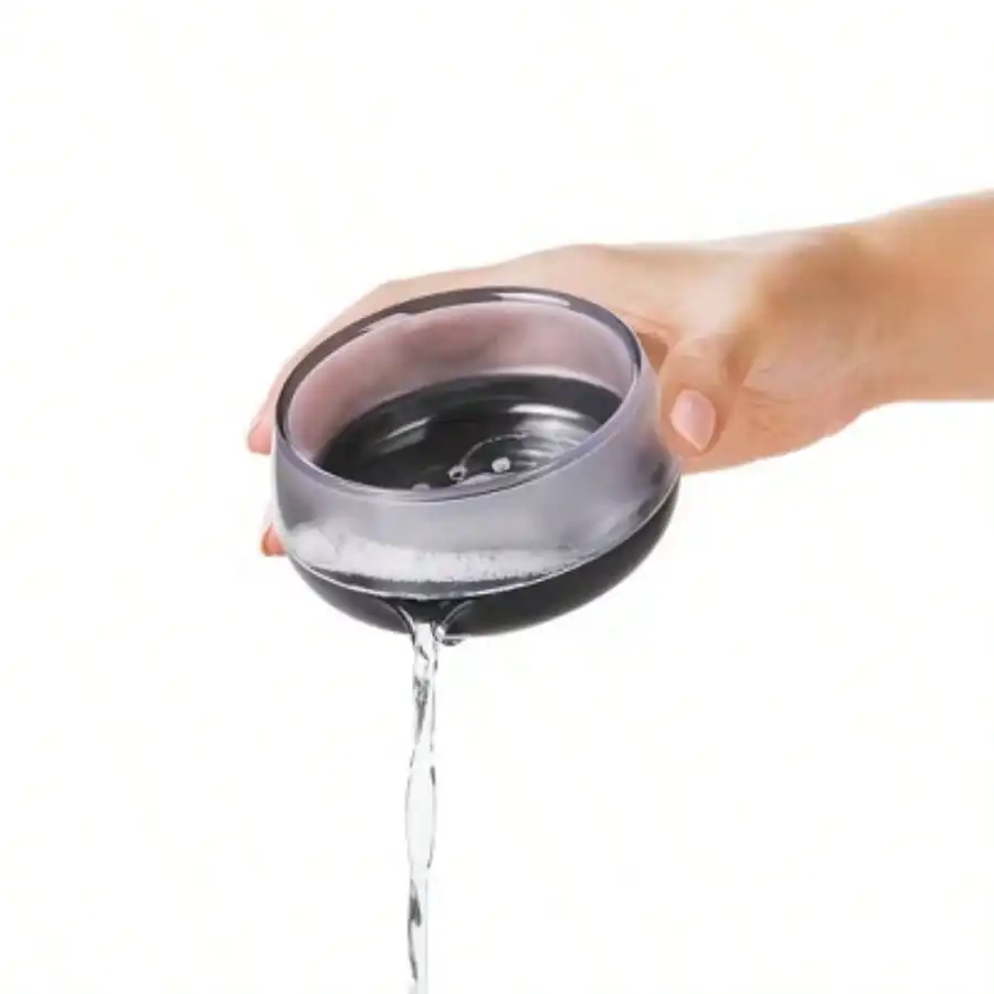 Dispensador de jabón Juego de almacenamiento de cepillos de palma: cepillo de nailon, lavavajillas multisuperficie, reutilizable