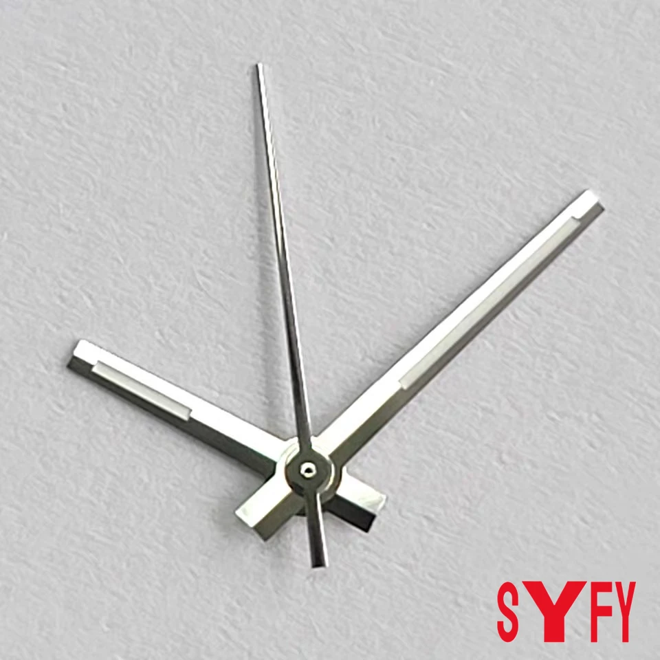 Verde luminoso nh35 mãos ouro prata rosa ouro relógio mãos adequadas nh35/nh36/4r/7s movimento relógios ponteiros log relógio agulhas