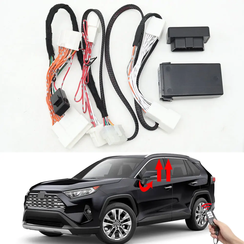 

LHD Car Automatic Side Mirror Folding Window Lifting Closer Door Lock Module Device Kit For Toyota RAV4 XA50 2019-2023