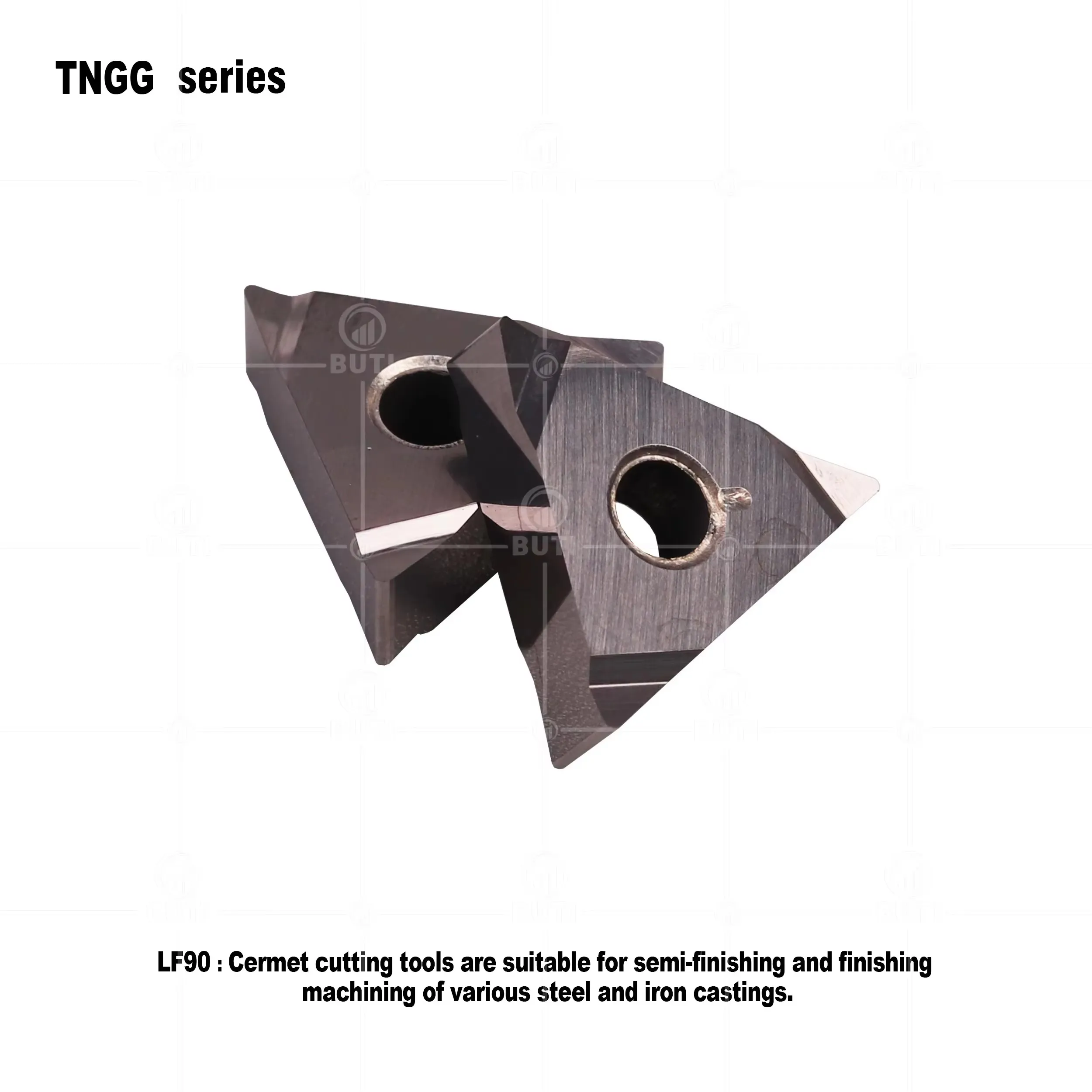 DESKAR 100% Original TNGG160402 TNGG160404 R-C L-C R-F L-F R-P L-P LF90 Triangle Cutting Inserts Cermet Turning Tool TNGG Series