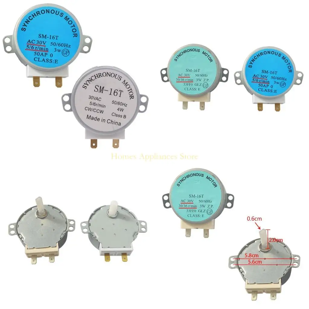 D0AB 1 Piece Microwave Oven Tray Motor SM-16T for Microwave Oven Motor Parts