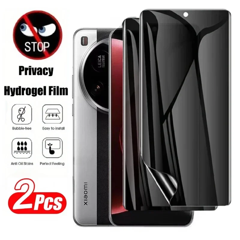 

1-3Pcs Privacy Hydrogel Film Protectors for Xiaomi 15 Ultra 14 13 12 T Pro Anti-Spy Screen for Xiaomi 15 14 13 Pro 11 12 13 Lite