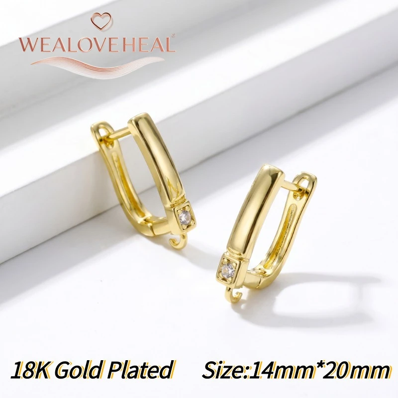 schmuckherstellung zubehör，18K vergoldete Messing-Ohrringverschlüsse mit Schmetterlingsmotiv, glitzernde, mit CZ besetzte Ohrringhaken, DIY-Schmuckherstellungszubehör für Frauen – Detail 24