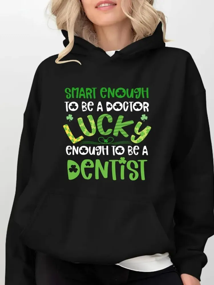 

Lucky GiftЖенская спортивная толстовка с капюшоном, удобная спортивная одежда для офисного работника, спортивная толстовка с принтом, топ для походов на открытом воздухе, большие размеры