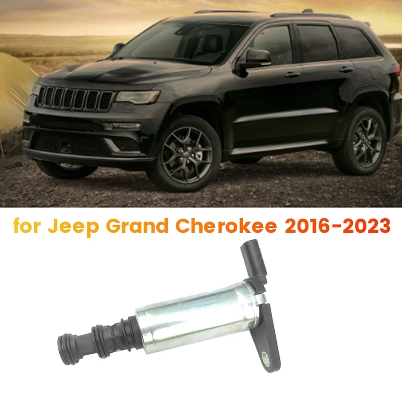 Válvula solenóide do eixo de cames do carro, válvula VVT 5047897AC para Jeep Grand Cherokee Wrangler 2016-2023