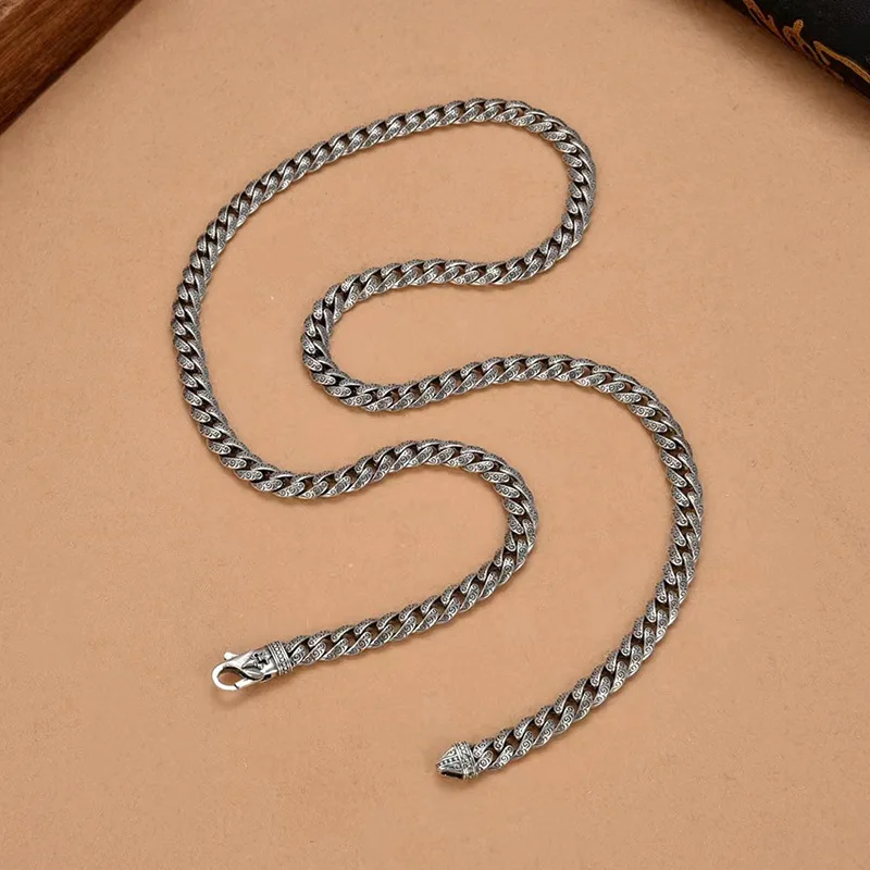 New Silver-Plated Good Intentions Curled Grass Pattern Anchor Necklace Artistic Vintage Fashion Versatile