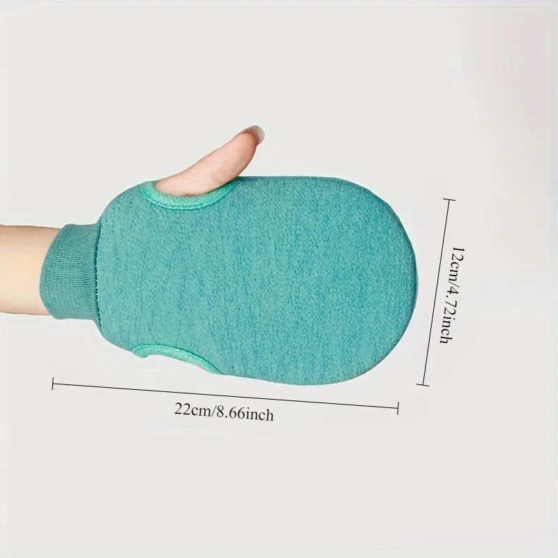 両面角質除去手袋 - シャワーグローブ マッサージやボディスクラブ用バスグローブ - ボディスクラバー 入浴アクセサリー