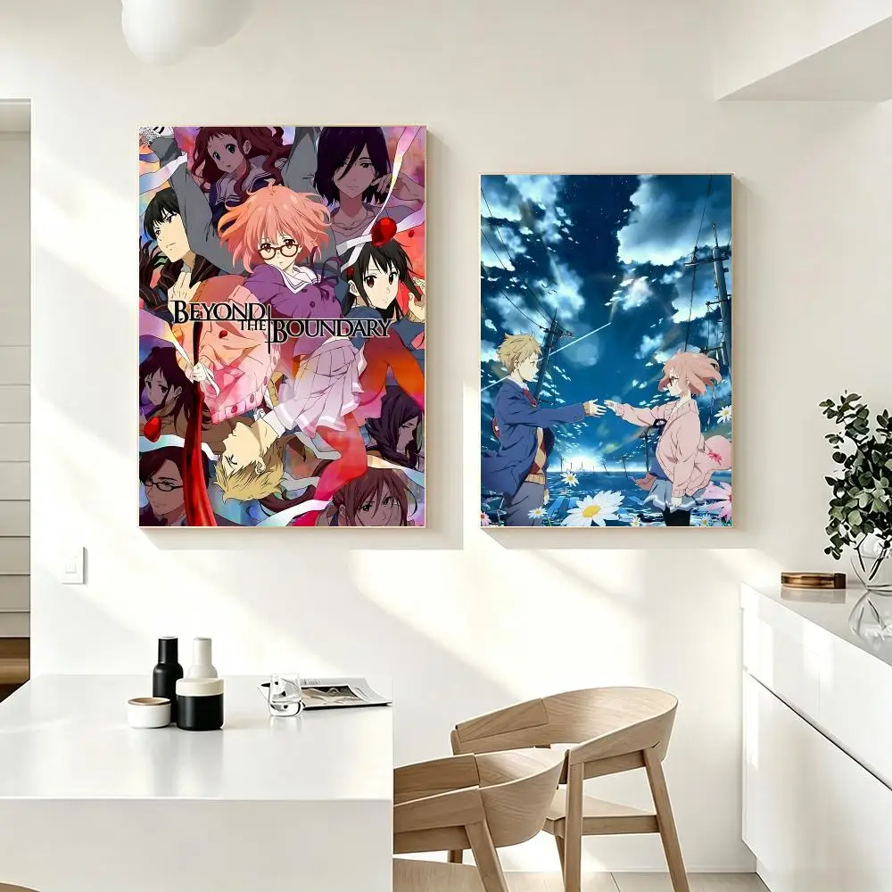 Anime Beyond the Boundary Poster Poster HD Printing Fresh Elegant Style Wall Art Home Decor For Living Room Bedroom Gift